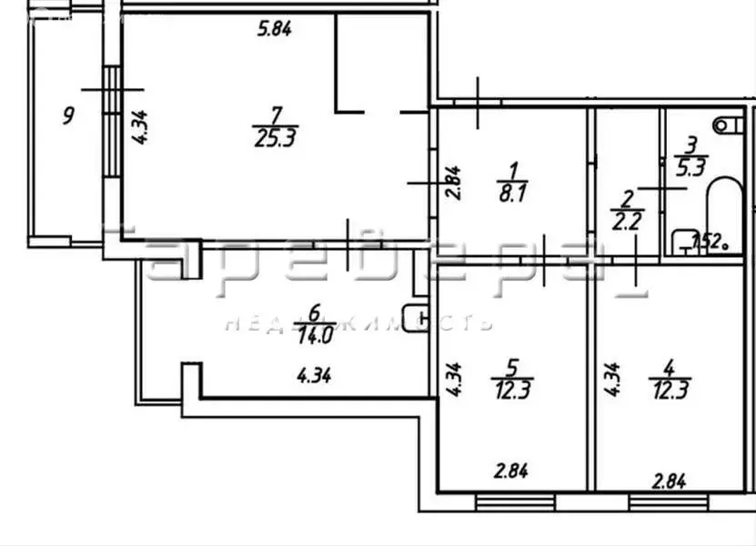 3-комнатная квартира: Красноярск, улица Елены Стасовой, 48Д (78 м) - Фото 0