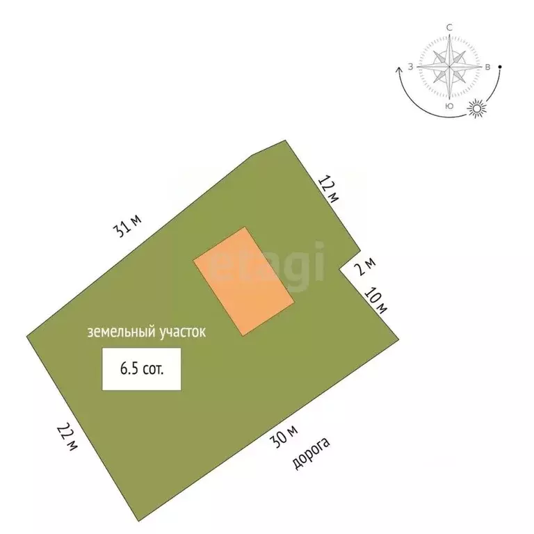 Дом в Саха (Якутия), Якутск Загородный кв-л, ул. Речников, 33 (63 м) - Фото 1