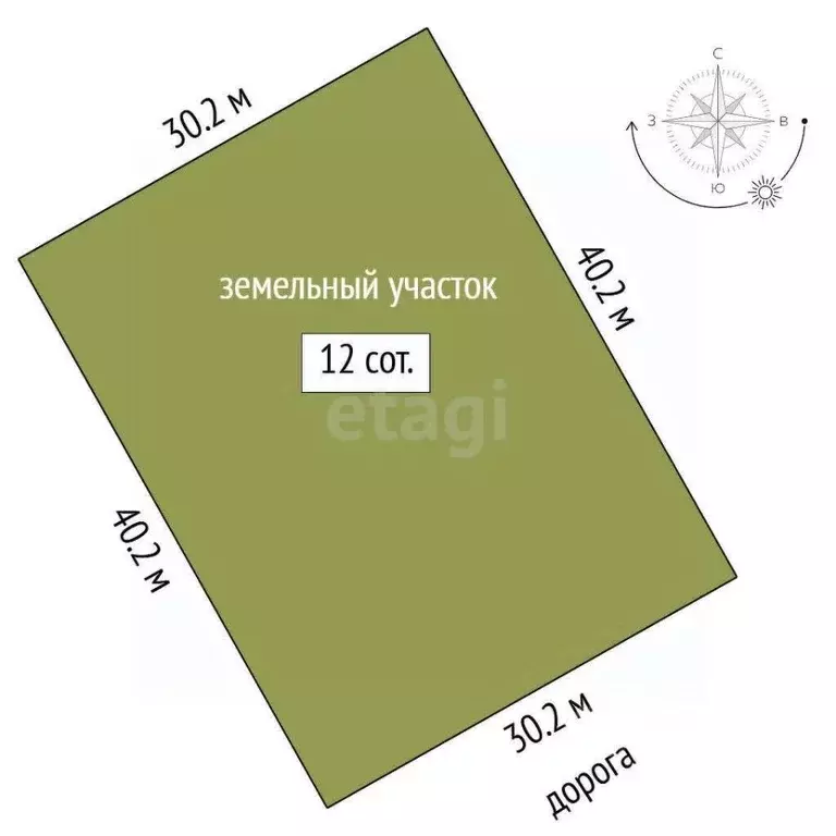 Участок в Тюменская область, Тюменский муниципальный округ, д. ... - Фото 2