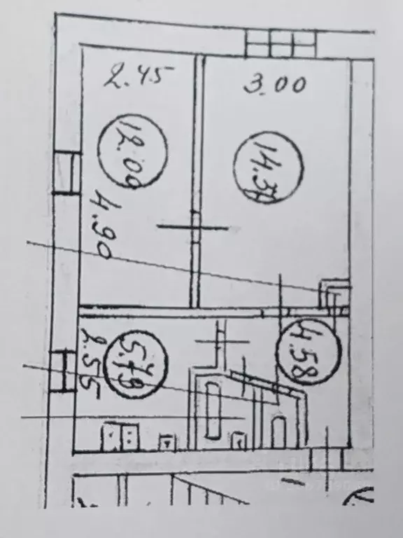 2-к кв. Новгородская область, Боровичи Московская ул., 30 (40.0 м) - Фото 0