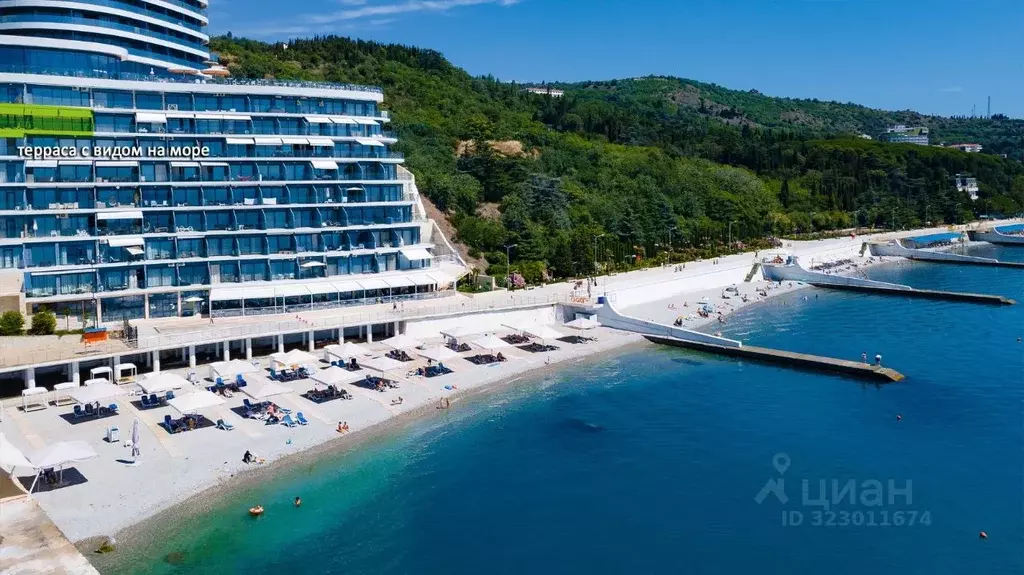 2-к кв. Крым, Алушта муниципальный округ, Партенит пгт ул. ... - Фото 1