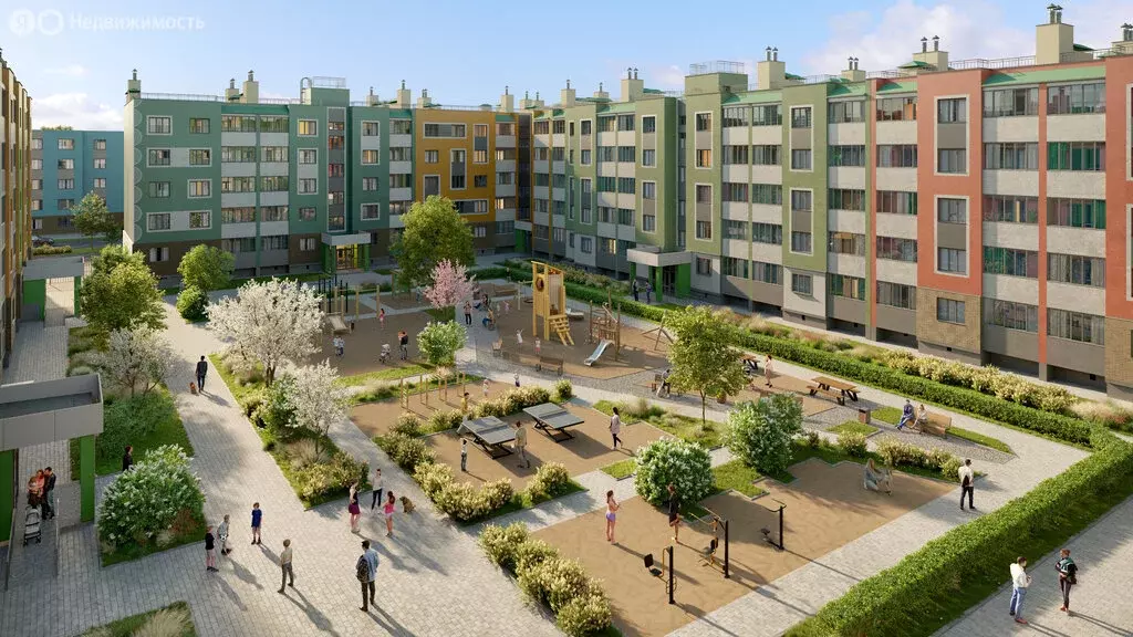 2-комнатная квартира: Тула, микрорайон Новая Тула (57.18 м) - Фото 1
