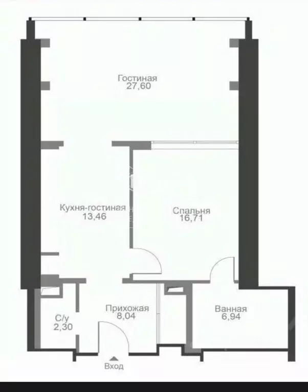 2-к кв. Москва 2-я Брестская ул., 6 (74.3 м) - Фото 2