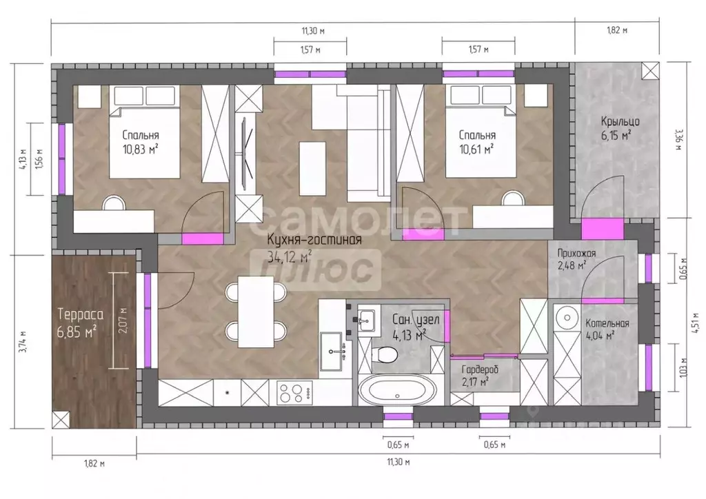 Дом в Алтайский край, Барнаул городской округ, пос. Бельмесево ул. ... - Фото 2