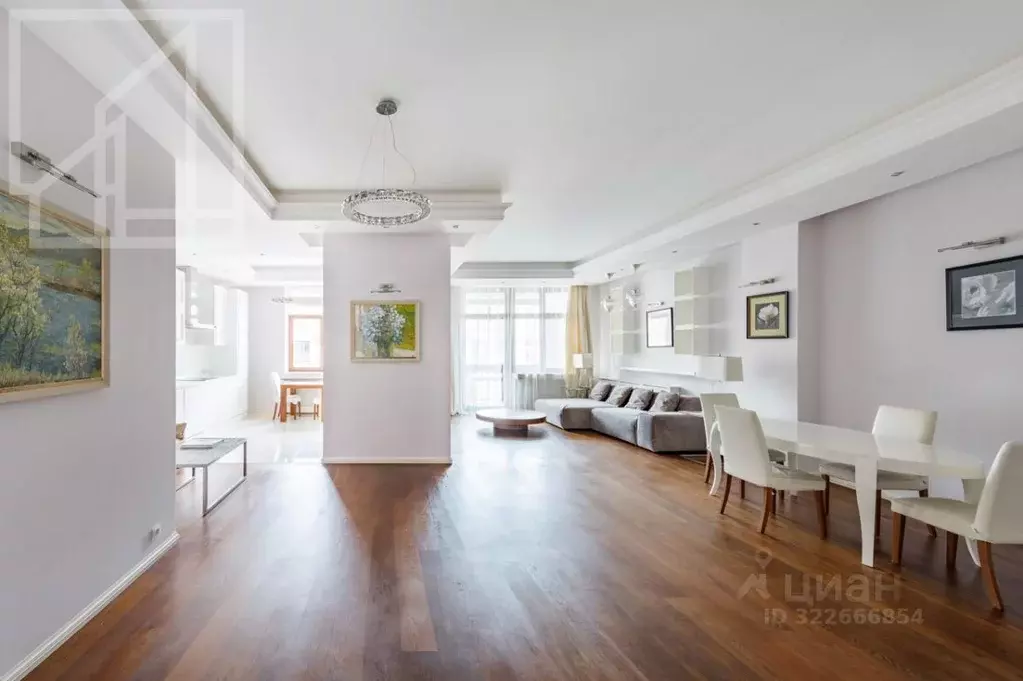 3-к кв. Москва пер. Хилков, 1 (164.0 м) - Фото 1