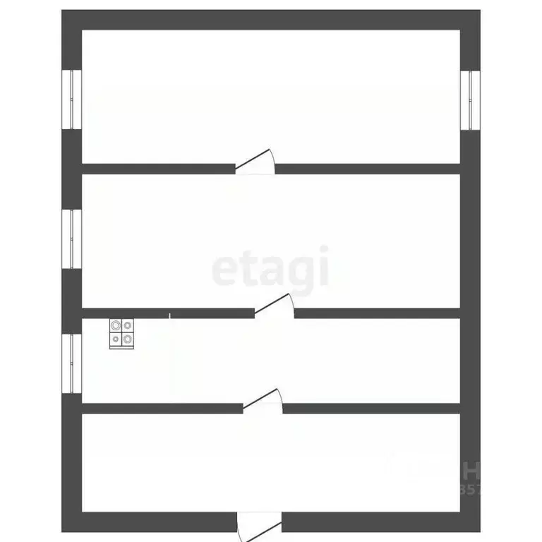 2-к кв. Воронежская область, Борисоглебск Бланская ул., 90 (26.0 м) - Фото 0