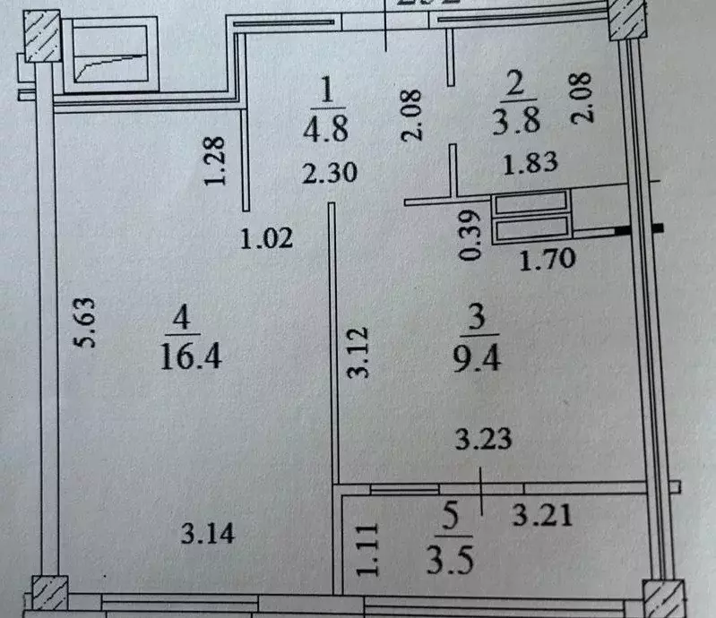 Продаётся 1-к квартира, 38 м - Фото 1