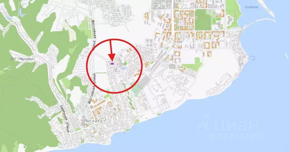 Участок в Краснодарский край, Новороссийск городской округ, с. Мысхако ... - Фото 2