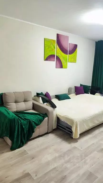 1-к кв. Самарская область, Самара ул. Тополей, 3 (33.0 м) - Фото 1