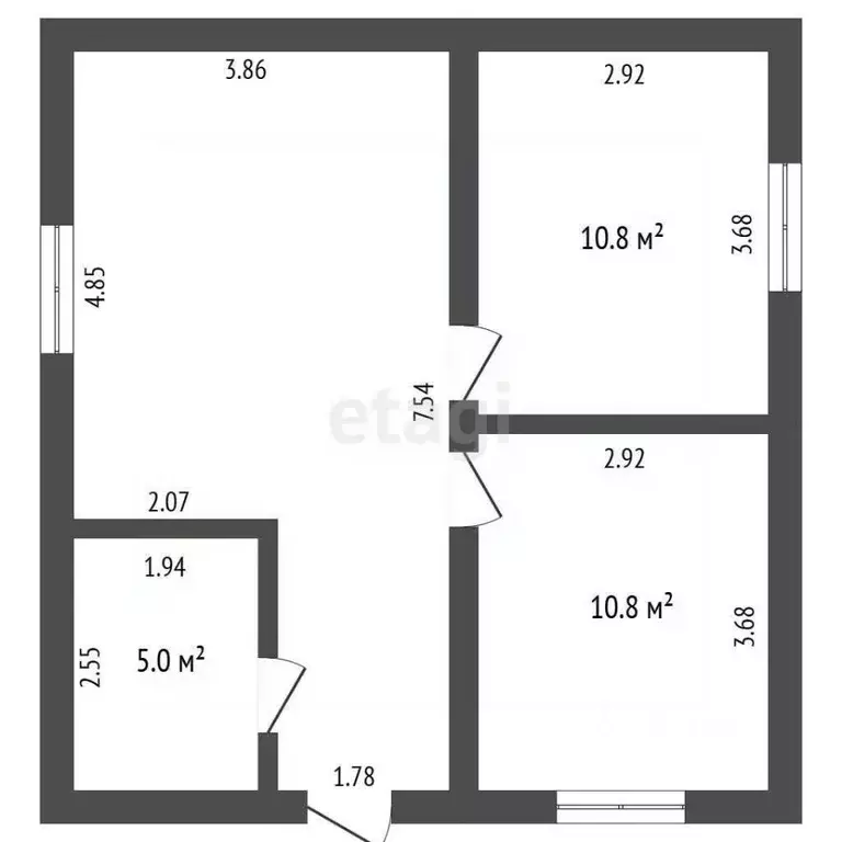 Дом в Тюменская область, Тюмень СОСН Березка-3 тер., ул. 10-я (68 м) - Фото 2