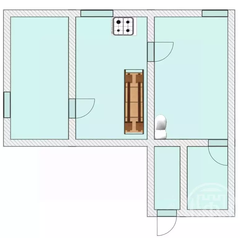Дом в Ленинградская область, Новая Ладога Волховский район, Нептун ... - Фото 2