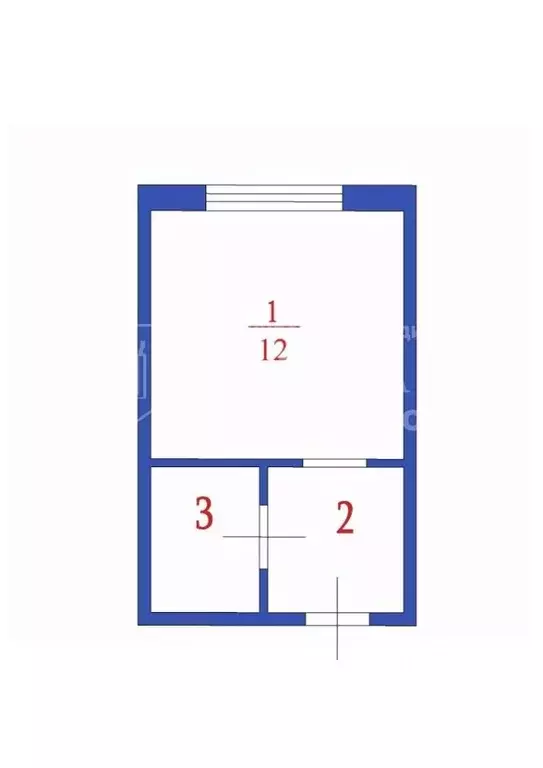 1-к кв. Кемеровская область, Кемерово ул. Попова, 5 (18.0 м) - Фото 1