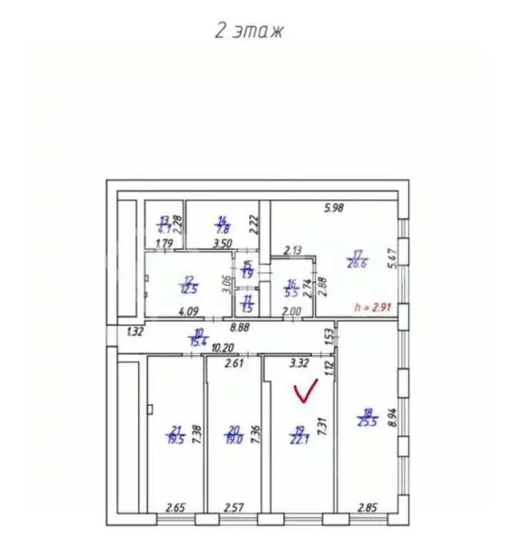 Офис в Удмуртия, Ижевск Буммашевская ул., 5 (45 м) - Фото 2