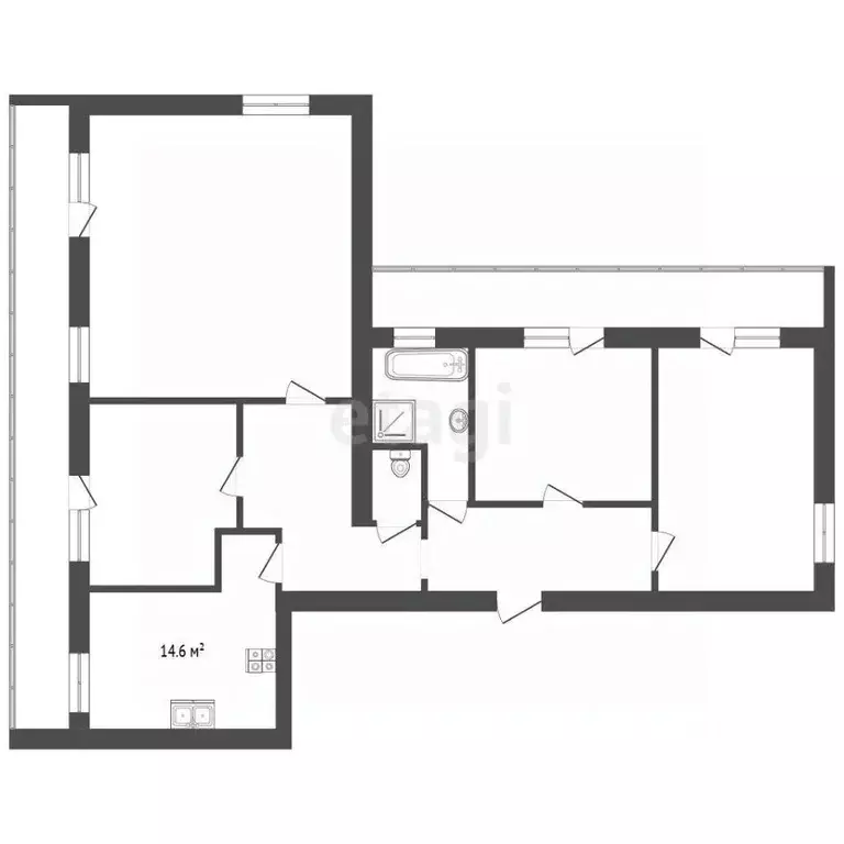 4-к кв. Костромская область, Кострома Овражная ул., 7 (149.8 м) - Фото 1
