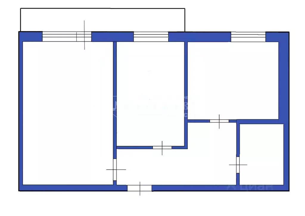 2-к кв. Кемеровская область, Топки Солнечный мкр, 19 (49.0 м) - Фото 2
