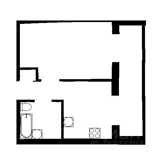 1-к кв. Санкт-Петербург ул. Плесецкая, 10 (35.0 м) - Фото 2