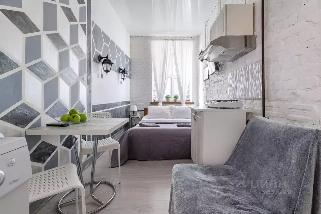 Студия Санкт-Петербург Исполкомская ул., 5 (17.0 м) - Фото 1