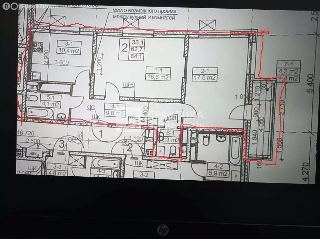 2-комнатная квартира: Москва, Фестивальная улица, 15к2 (68 м) - Фото 1