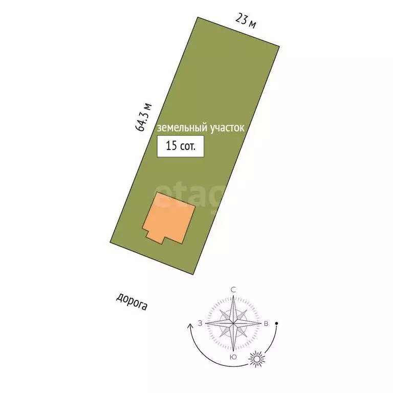 Дом в Белгород, микрорайон Репное, 1-й Окружной переулок (280 м) - Фото 1