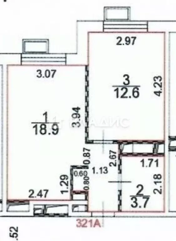 1-к кв. Москва ул. Корнейчука, 27 (35.2 м) - Фото 1
