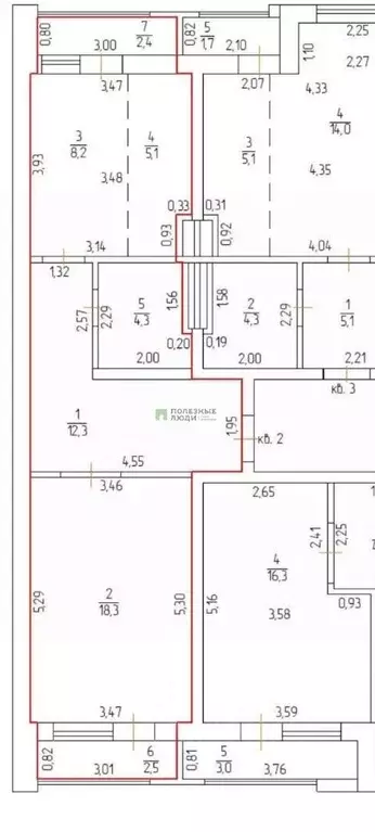 1-к кв. Башкортостан, Уфа Кремлевская ул., 66 (50.65 м) - Фото 1