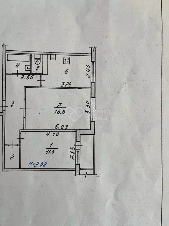 2-к кв. Волгоградская область, Волгоград ул. Милиционера Буханцева, 2 ... - Фото 2