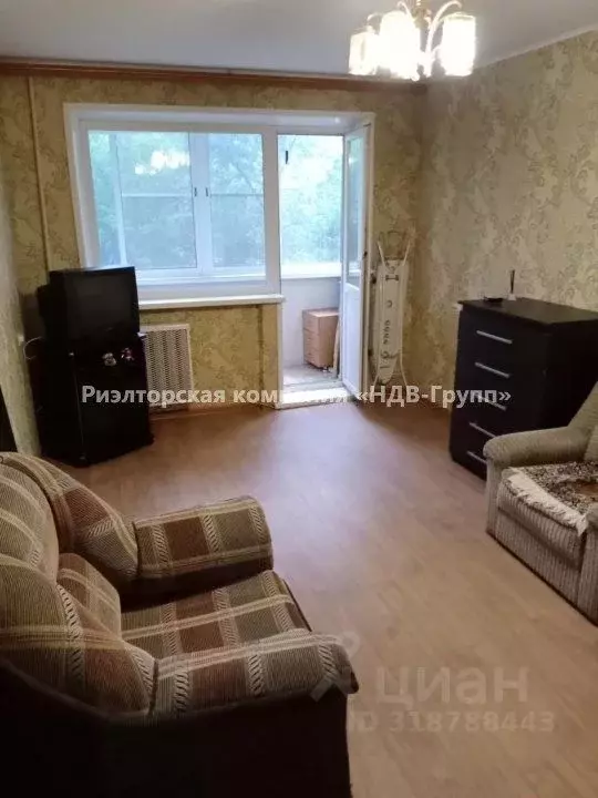 1-к кв. Хабаровский край, Хабаровск 1-й мкр, ул. Путевая, 8А (32.0 м) - Фото 0