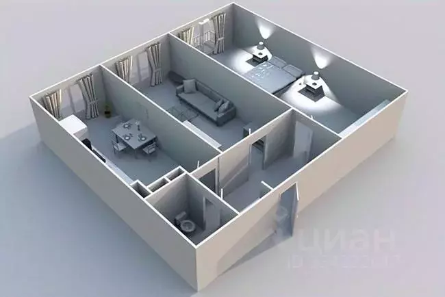 2-к кв. Москва Березовая аллея, 19к6 (48.5 м) - Фото 1