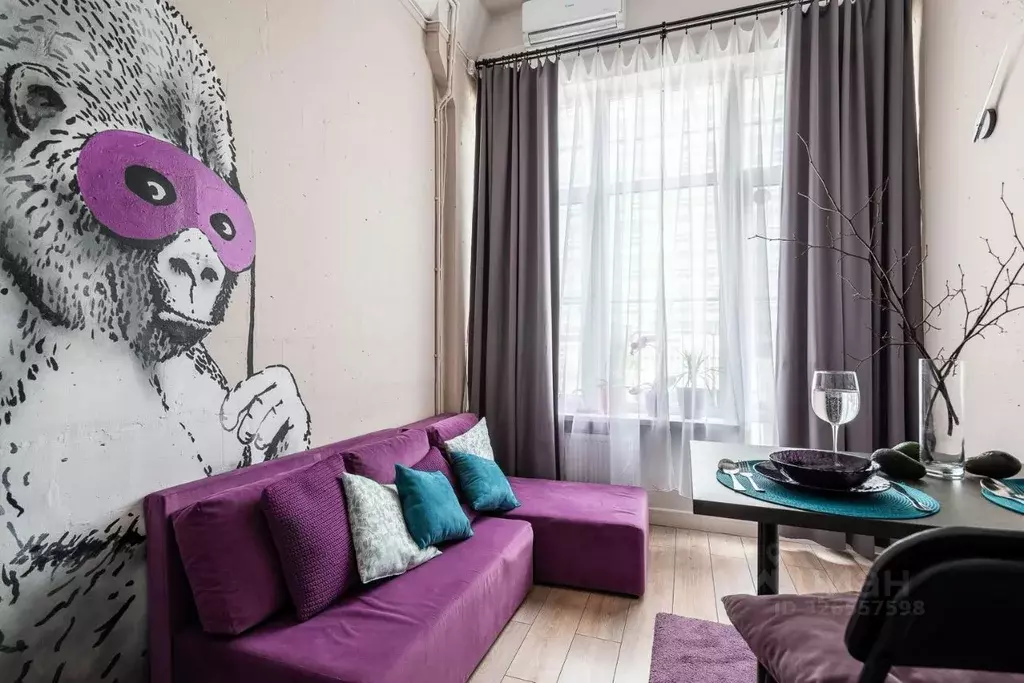 Студия Москва 2-й Вольный пер., 11 (28.0 м) - Фото 1