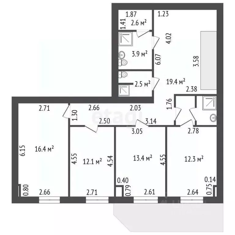 Офис в Санкт-Петербург Кузнецовская ул., 11 (183 м) - Фото 0
