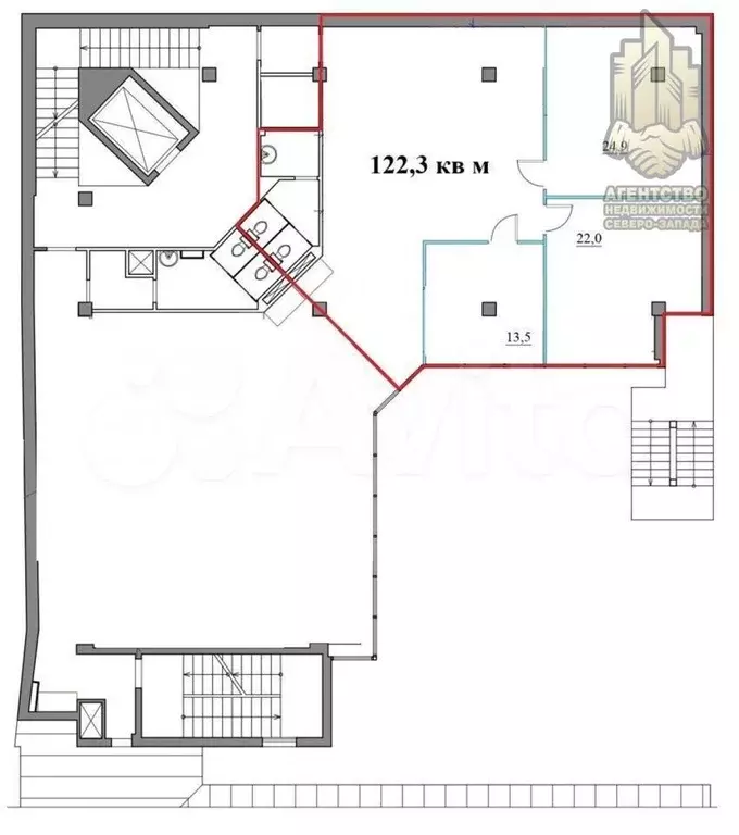 Аренда офиса лофт в центре, 122.3 м2 - Фото 0