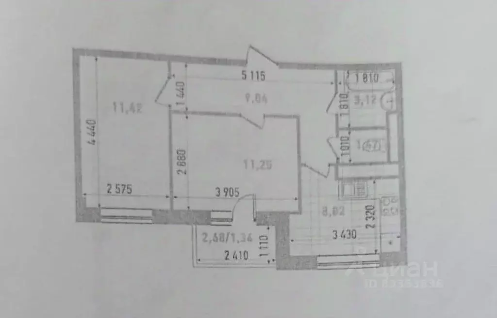 2-к кв. Татарстан, Казань Тэцевская ул., 4А (46.0 м) - Фото 1