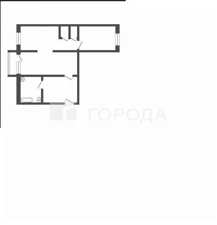 3-к кв. Кемеровская область, Новокузнецк ул. Циолковского, 3 (55.5 м) - Фото 0