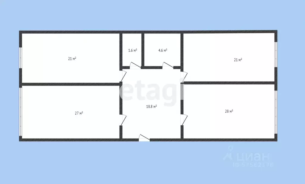 3-к кв. Дагестан, Махачкала ул. Хаджи Булача, 8Е (123.0 м) - Фото 1