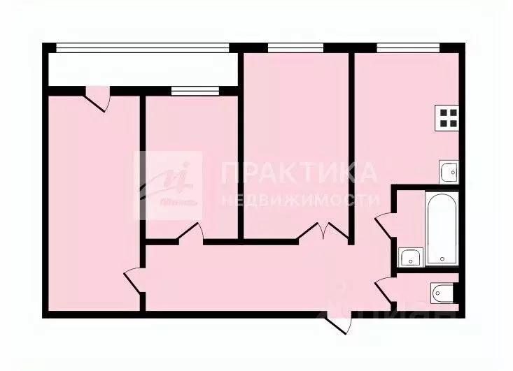 3-к кв. Москва Тихвинская ул., 17С1 (64.6 м) - Фото 2