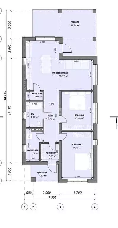 Дом в посёлок Заозерье, Юбилейная улица (123.5 м) - Фото 2