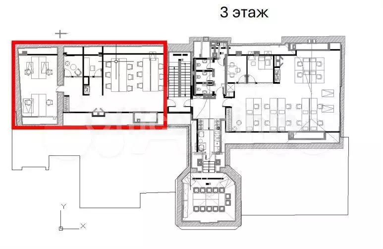 Офис 97 кв.м - Фото 0