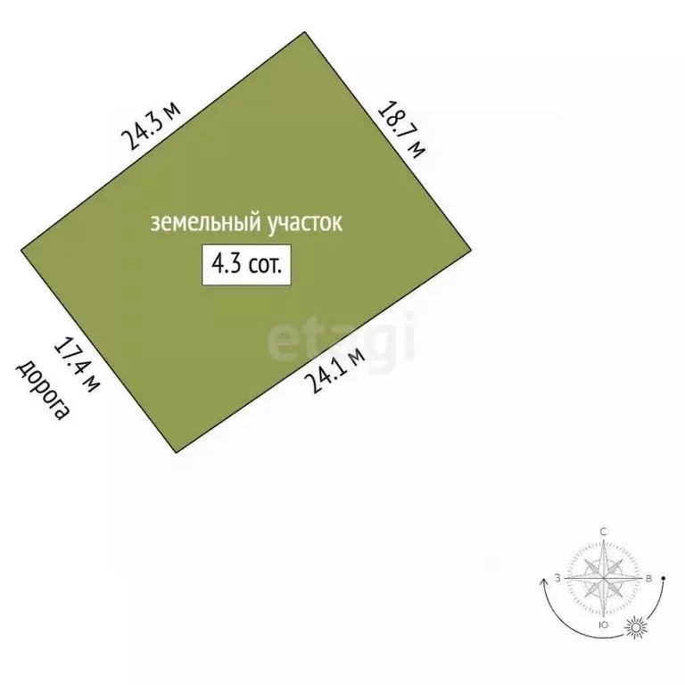 Участок в Севастополь Рыбак-5 садоводческое товарищество, 5 (4.35 ... - Фото 2