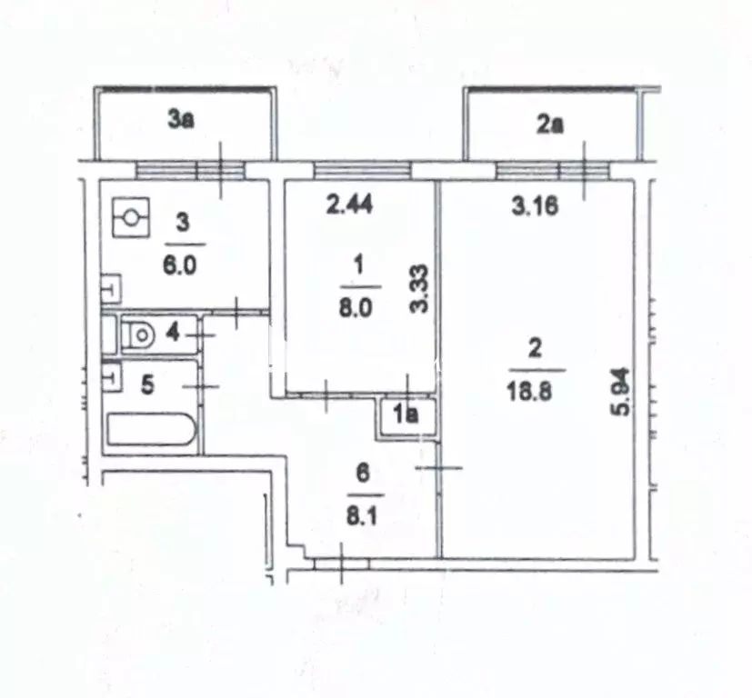 2-комнатная квартира: Москва, улица Амундсена, 6с2 (44.3 м) - Фото 1