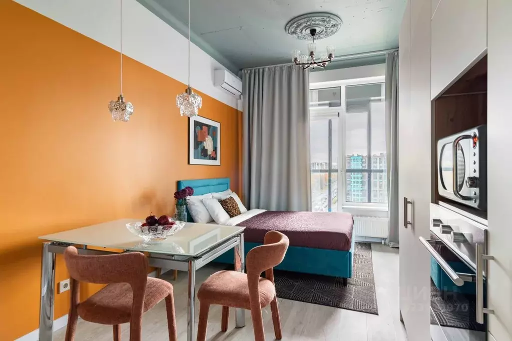 Студия Санкт-Петербург Светлановский просп., 12к1 (27.0 м) - Фото 1