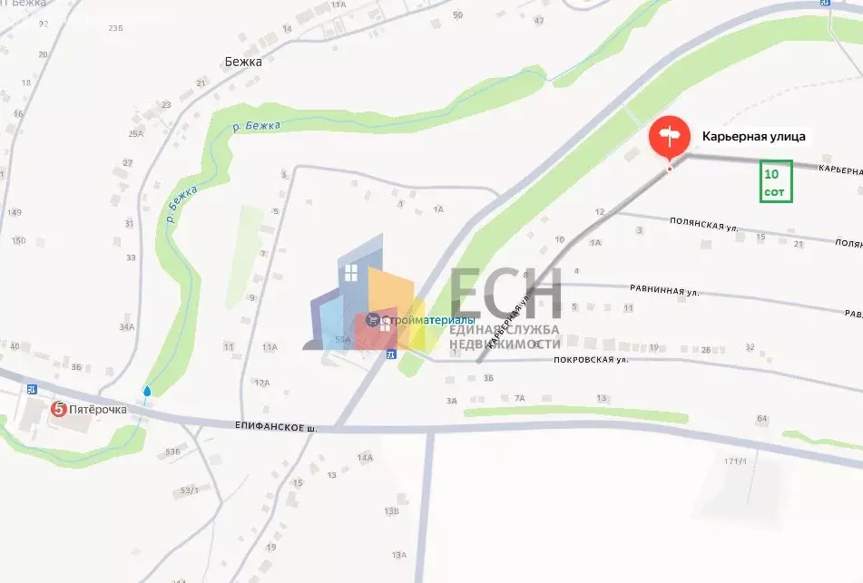Участок в Тульская область, городской округ Тула, деревня Бежка, ... - Фото 1