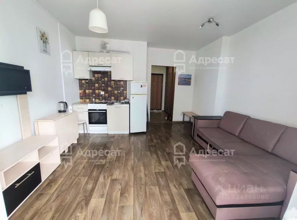 Студия Волгоградская область, Волгоград ул. Тимирязева, 13 (27.4 м) - Фото 1