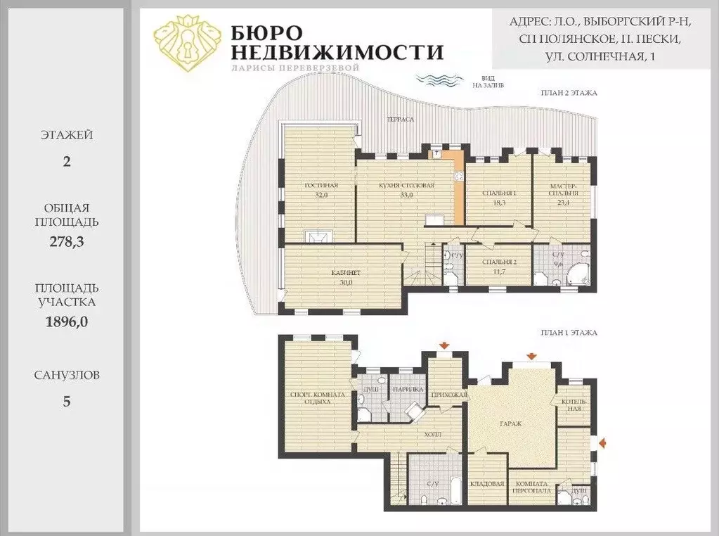 Коттедж в Ленинградская область, Выборгский район, Полянское с/пос, ... - Фото 2