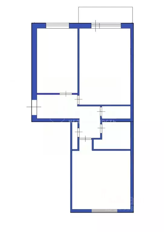 2-к кв. Кемеровская область, Топки Лесная ул., 6А (50.4 м) - Фото 2
