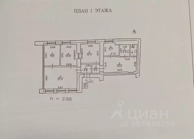 Офис в Санкт-Петербург пер. Джамбула, 11 (85 м) - Фото 1