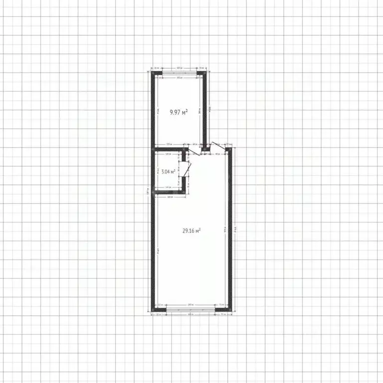 1-к кв. Дагестан, Махачкала ул. Гамзата Мирзаева, 17 (42.0 м) - Фото 2