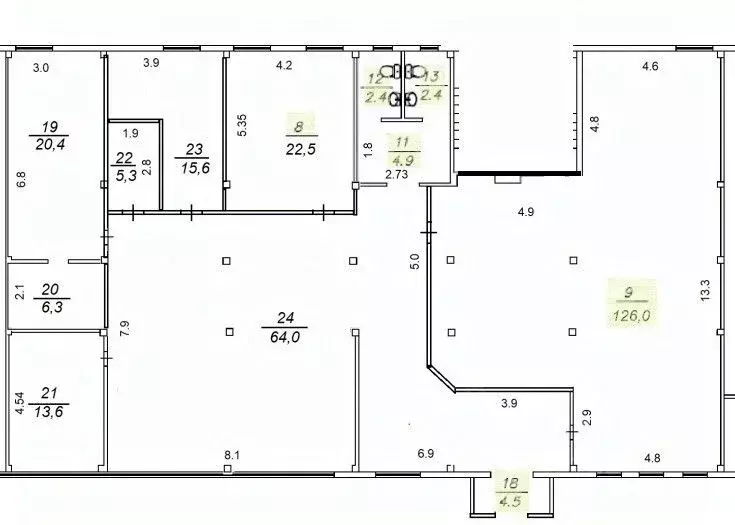 Офис в Москва Краснобогатырская ул., 89С1 (292 м) - Фото 1