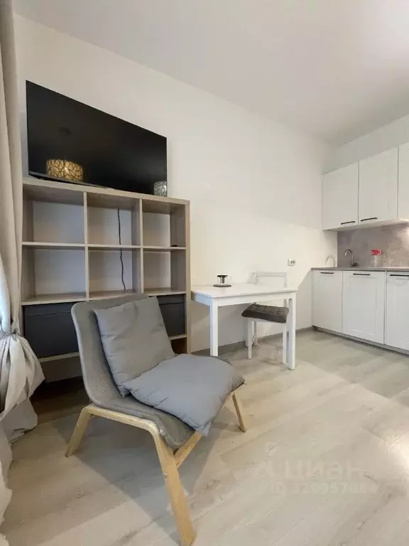 Студия Санкт-Петербург дор. Торфяная, 13 (23.8 м) - Фото 2