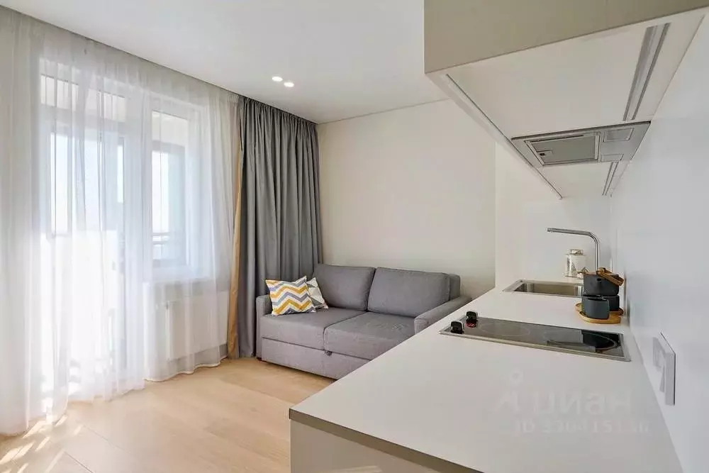 Студия Москва ул. Берзарина, 30А (24.0 м) - Фото 1