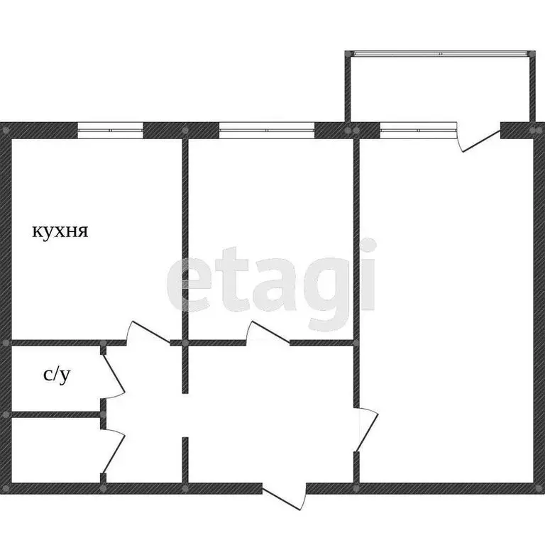 2-комнатная квартира: Миасс, проспект Октября, 47 (50 м) - Фото 0